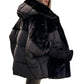🔥Pré-réchauffement hivernal - Remises énormes🔥Manteau bouffant tricoté surdimensionné de luxe pour femme - Incontournable de l'hiver avec un design patchwork et une chaleur maximale !