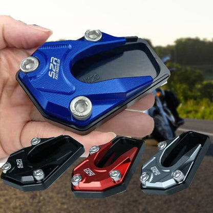 🏍️ ACHETEZ 2 - RECEVEZ 1 GRATUIT ! 🔥 Extension de Béquille Moto - Élargit la Surface d'Appui pour Plus de Stabilité, Installation Facile sans Outils ⚙️📏