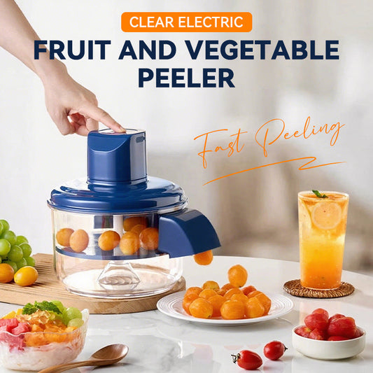 📢65% DE RÉDUCTION🔥Éplucheur électrique transparent pour fruits et légumes