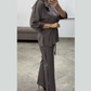 ✨ Ensemble deux pièces luxueux avec détails léopard – Élégance, confort et style sophistiqué ✨