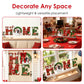 🎄⛄Décoration murale en bois pour Noël avec lettres - HOME/JOY