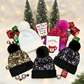 📢📢60 % de réduction !!!⏰Bonnet d'hiver à pompon et paillettes scintillantes