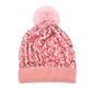 📢📢60 % de réduction !!!⏰Bonnet d'hiver à pompon et paillettes scintillantes