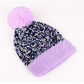 📢📢60 % de réduction !!!⏰Bonnet d'hiver à pompon et paillettes scintillantes