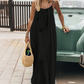 📢📢60% DE RÉDUCTION ! 👗☀️ Robe Camisole Femme Élégante – Dos Nu, Cordon de Serrage & Coupe Longue pour un Été Chic et Frais ⚡