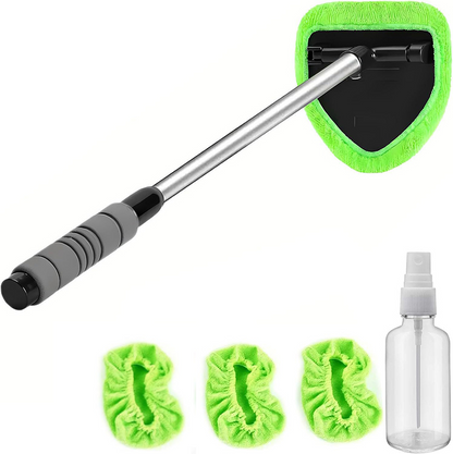 Ensemble d'outils pour nettoyer le pare-brise avec manche extensible