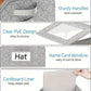 🧢 50% DE RÉDUCTION ! 🎉 Boîtes Empilables pour Casquettes – Transparentes, Modulables & Gain de Place ⚾📦