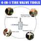🔧 50% DE RÉDUCTION! 🚗 Kit d'outils pour valve de pneu – Changement rapide & pratique ✨