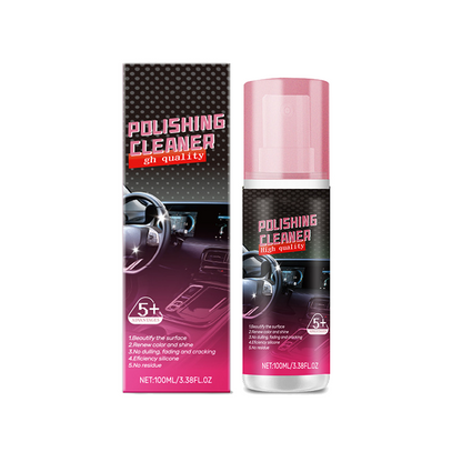 ✨Polish Instantané pour Intérieur Auto – Brillance Immédiate, Protection Durable & Facile à Appliquer🧽