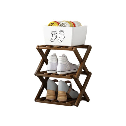 🔈🔈50 % DE RÉDUCTION !!👟Étagère à chaussures pliable et résistante en bambou