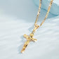 ⏰DERNIER JOUR - ACHETEZ-EN 1, OBTENEZ-EN 1 GRATUIT !✝️Collier à pendentif crucifix doré