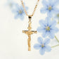 ⏰DERNIER JOUR - ACHETEZ-EN 1, OBTENEZ-EN 1 GRATUIT !✝️Collier à pendentif crucifix doré