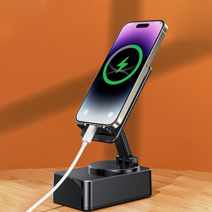📢📢40 % DE RÉDUCTION !! ⏰Support Téléphone 3-en-1 avec Enceinte Bluetooth et Batterie Externe