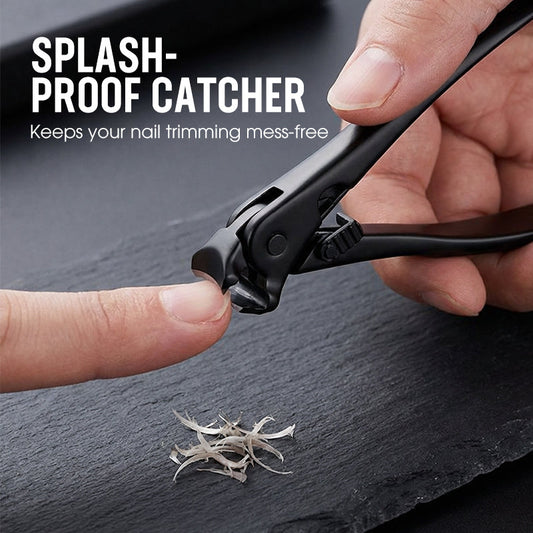 💘60% DE RÉDUCTION ✂️Coupe-ongles en acier inoxydable résistant aux éclaboussures – large ouverture et rangement sécurisé !