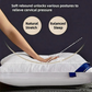 Oreillers alternatifs au duvet doux et résilients (une paire)