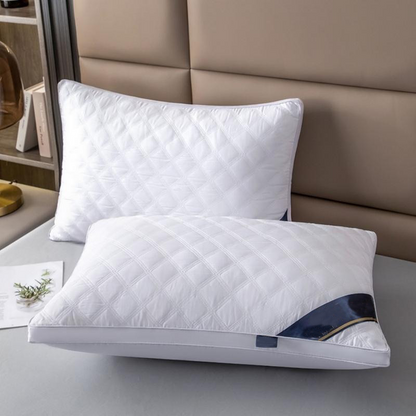 Oreillers alternatifs au duvet doux et résilients (une paire)