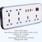 📢📢40% DE RÉDUCTION !! ⏰ Multiprise avec Longue Rallonge – PP & Cuivre – USB & Protection Surtension for Bureau & Maison