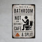 Plaque en métal fleurie avec citation espagnole – Décoration