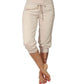 Pantalon de jogging taille haute et coupe ajustée, cordon de serrage et poches