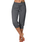 Pantalon de jogging taille haute et coupe ajustée, cordon de serrage et poches
