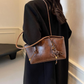👜 60% DE RÉDUCTION! ✨ Sac d'Épaule Vintage en Cuir PU – Intérieur Spacieux, Robuste & Parfait Pour Le Quotidien 🌸