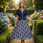 🔥50% DE RÉDUCTION – TEMPS LIMITÉ💎 Elegant Floral Print A-Line Dres