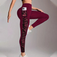 Pantalon de yoga taille haute en maille pour femmes avec poches