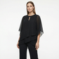Ensemble pantalon deux pièces asymétrique élégant