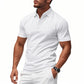 📢📢60 % de réduction !! ⏰T-shirt à col et manches courtes à séchage rapide pour homme