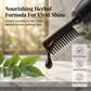 Peigne applicateur de teinture végétale pour usage domestique