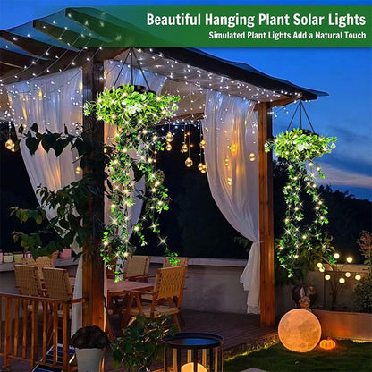 📢📢50 % de réduction !! ⏰Lampe suspendue à énergie solaire en herbe de Milan🌿