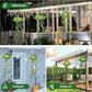 📢📢50 % de réduction !! ⏰Lampe suspendue à énergie solaire en herbe de Milan🌿