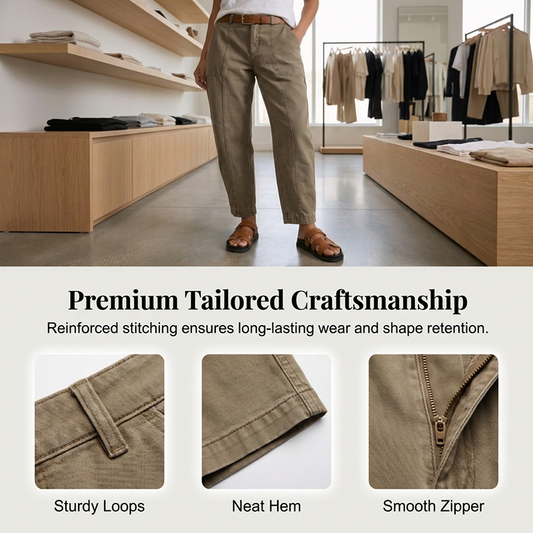 Pantalon utilitaire fuselé taille haute pour femme