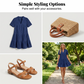 👗 60% DE RÉDUCTION! 🌞 Robe d'Été en Coton avec Broderie Ajourée – Légère, Chic & Parfaite Pour Les Journées Chaudes 🌸