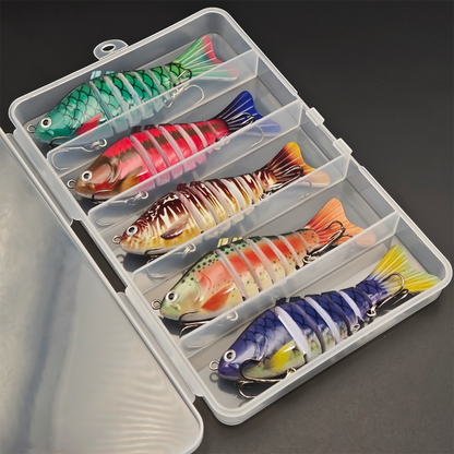 🎣 50% DE RÉDUCTION! 🐟 Leurre de Pêche Natatoire Bionique Multi-Segmenté – Mouvement Réaliste, Design Attractif & Idéal Pour Capturer Les Gros Poissons 🌊