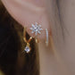 📢📢50 % DE RÉDUCTION !!!⏰Boucles d'oreilles griffes scintillantes pour femme