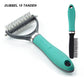 Brosse de toilettage double face pour animaux de compagnie