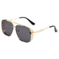 📢📢50 % DE RÉDUCTION !!! ✨Lunettes de soleil rétro pour homme à double pont et monture métallique