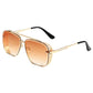 📢📢50 % DE RÉDUCTION !!! ✨Lunettes de soleil rétro pour homme à double pont et monture métallique