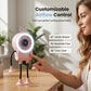 Ventilateur de bureau robotisé flexible avec éclairage LED