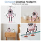 Ventilateur de bureau robotisé flexible avec éclairage LED