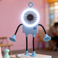 Ventilateur de bureau robotisé flexible avec éclairage LED