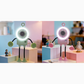 Ventilateur de bureau robotisé flexible avec éclairage LED