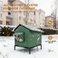 🐱🏡 -50% ! 🌿 Maison pour Chat Extérieure Surélevée Toutes Saisons – Oxford & Aluminium Thermique, Impérméable & Pliable.