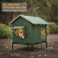 🐱🏡 -50% ! 🌿 Maison pour Chat Extérieure Surélevée Toutes Saisons – Oxford & Aluminium Thermique, Impérméable & Pliable.