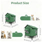 🐱🏡 -50% ! 🌿 Maison pour Chat Extérieure Surélevée Toutes Saisons – Oxford & Aluminium Thermique, Impérméable & Pliable.