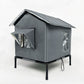 🐱🏡 -50% ! 🌿 Maison pour Chat Extérieure Surélevée Toutes Saisons – Oxford & Aluminium Thermique, Impérméable & Pliable.
