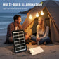 🔥DERNIER JOUR – 50 % DE RÉDUCTION⚡ Système d'éclairage solaire multifonction💡 3 niveaux de luminosité · 3 lampes LED (câble de 2,8 mètres), 🌧️ Fonctionne même par temps nuageux
