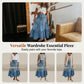 💙 50% DE RÉDUCTION ! 👗 Jupe Maxi en Denim Évasée à Taille Haute pour Femme – Silhouette flatteuse, chic effortless & parfaite au quotidien 🌿