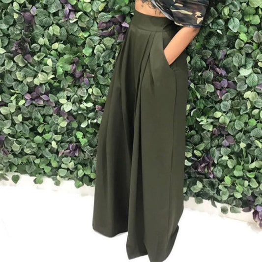 📢📢50 % DE RÉDUCTION !! ⏰Pantalon élégant à taille haute pour femme